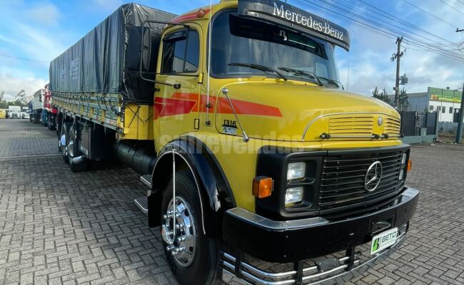 Beto Caminhões - Mercedes-Benz L Cabine Simples 5.7 158cv Diesel 4x2 Mec.